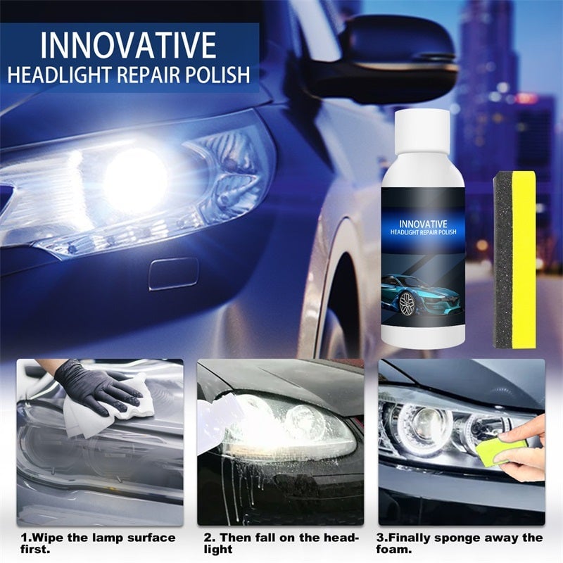🥳Buy 5 Get 10 Free (15 PCS)✅Car Headlight Repair Fluid