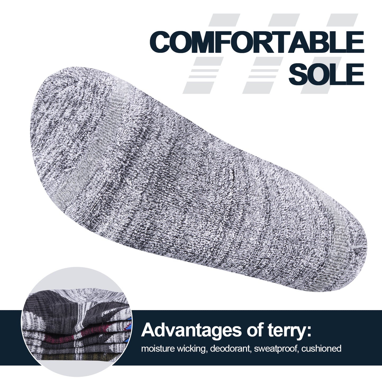 ZYLO® CeramicHeat Warming Yang Diabetic Socks