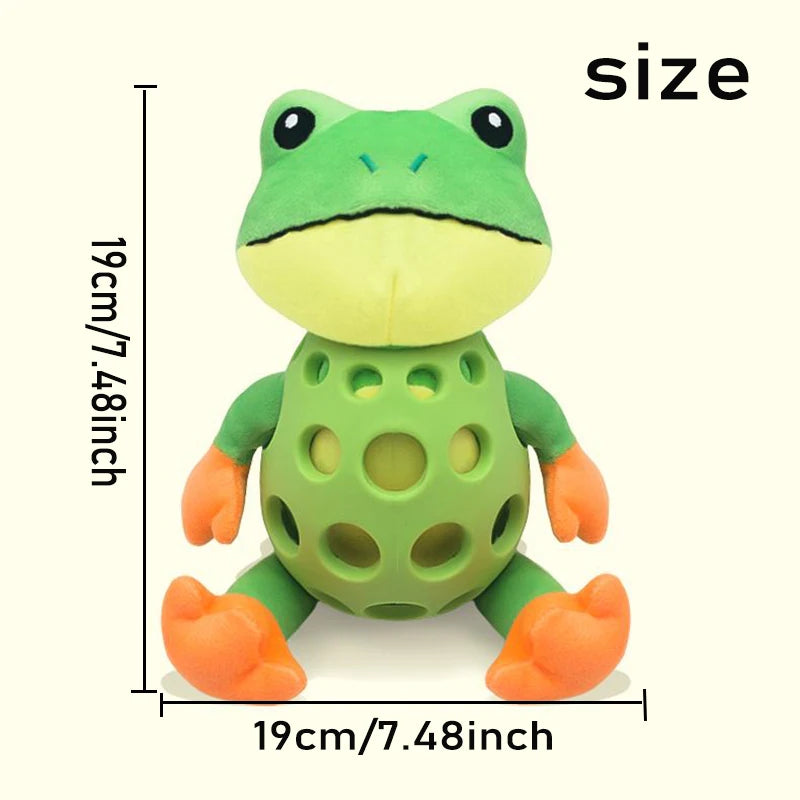 Dog Plush Frog Zen Toy