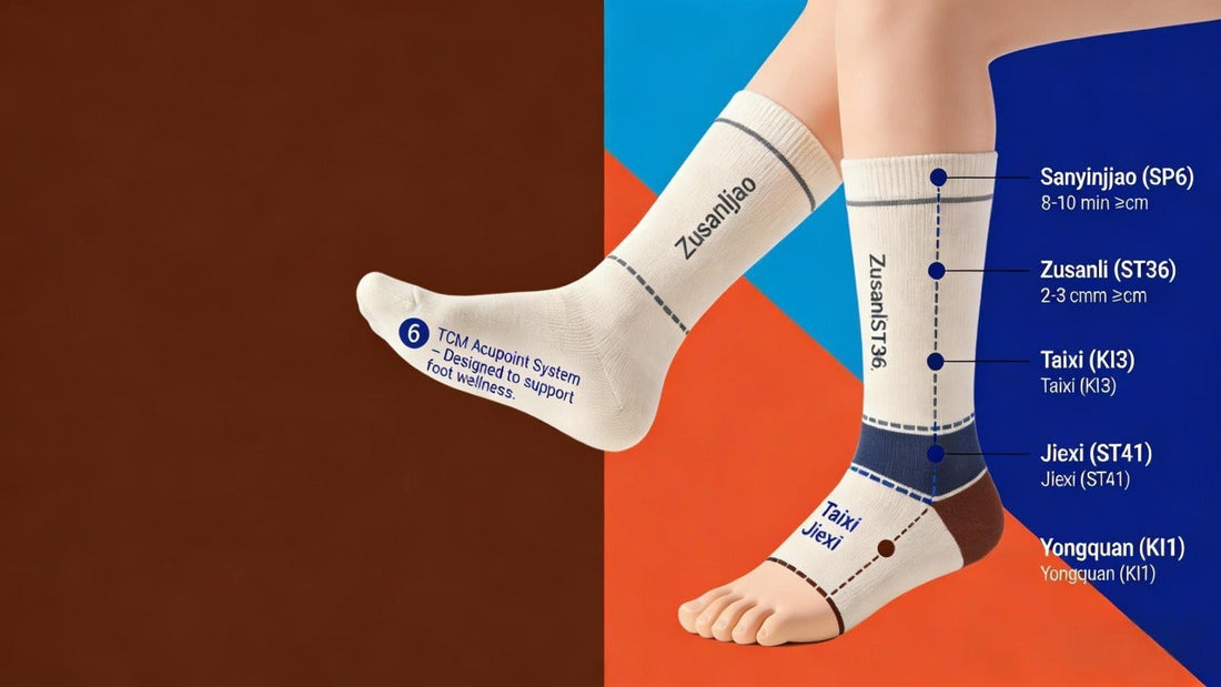 TCM Acupressure Socks for Diabetics – Calm Nerves & Improve Sleep Quality