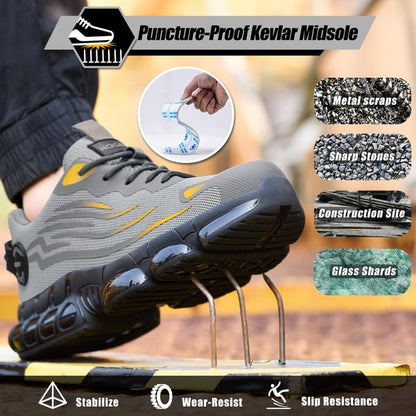 🔥New Arrival🔥Knob Anti-Smash Anti-Slip Safety Sneakers