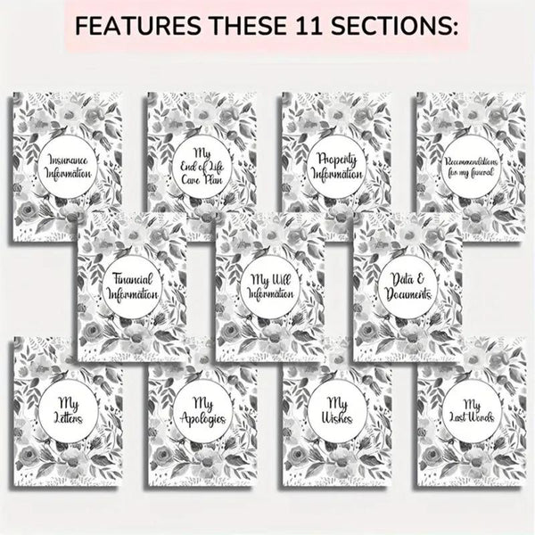 🔥Only £8.99 Last Day Promotion!🎁End of Life Planner