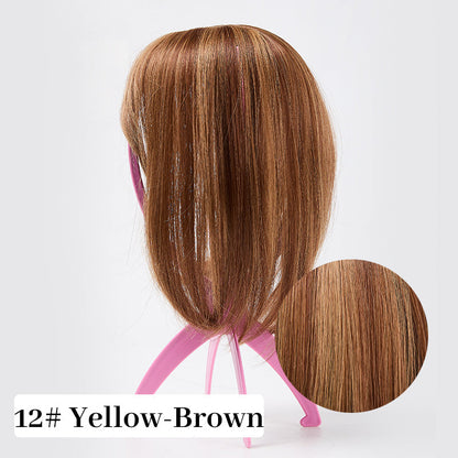 🔥2025 Hot Sale🔥Natural Hair Toppers with Bangs for Women
