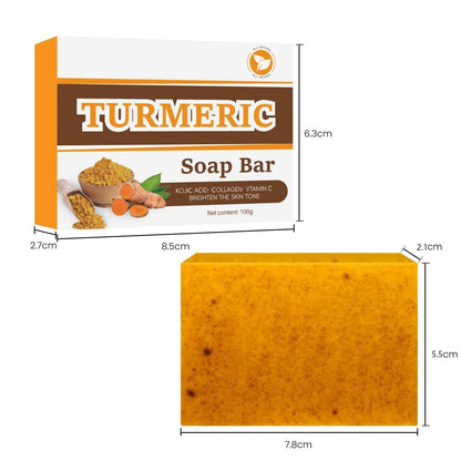 🥇Buy 2 Get 1 Free🧼Lemon Turmeric & Kojic Acid Soap Bars
