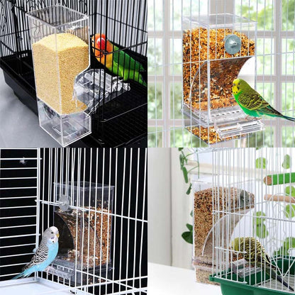 🔥Hot Sale 49% OFF 🐦Automatic No-Spill Transparent Bird Feeder