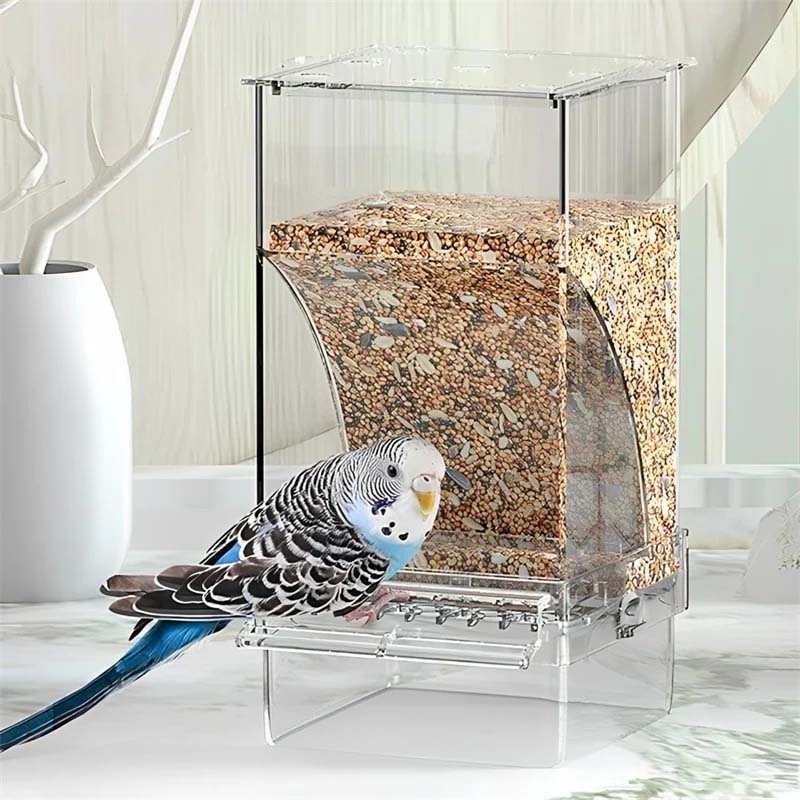 🔥Hot Sale 49% OFF 🐦Automatic No-Spill Transparent Bird Feeder