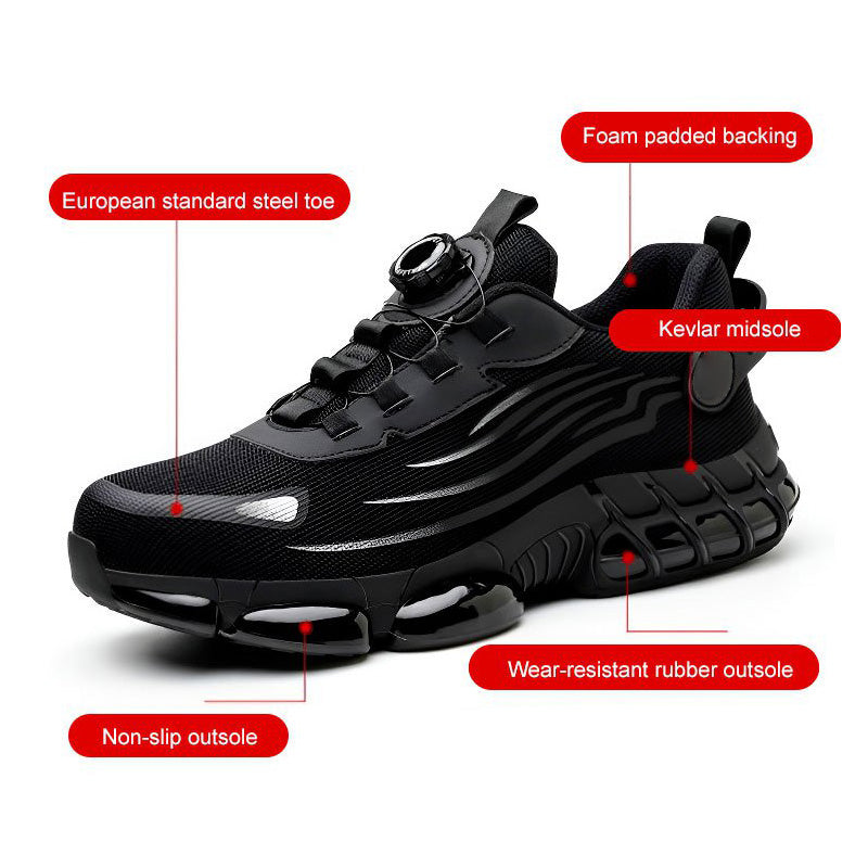 🔥New Arrival🔥Knob Anti-Smash Anti-Slip Safety Sneakers