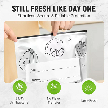 🔥Global bestseller🍗 Limited time offer! Buy 3 get 2 free🥦Reusable Aluminum Foil Sealable Storage Bags