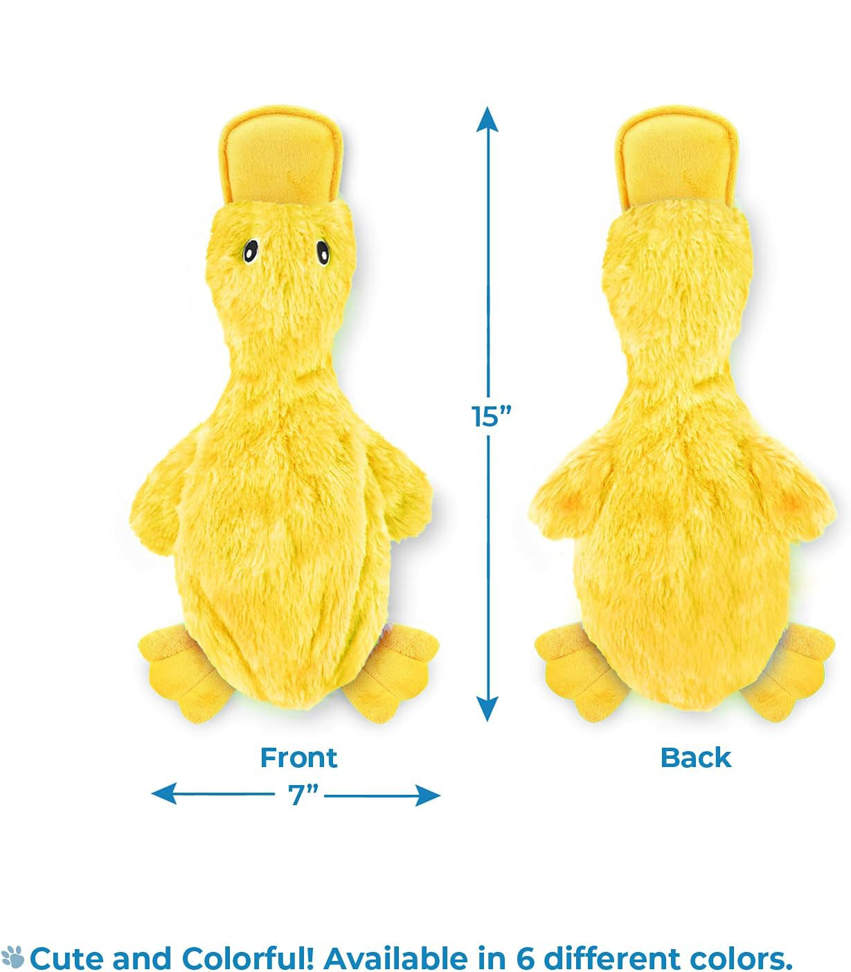 No-stuffing duck chew toy