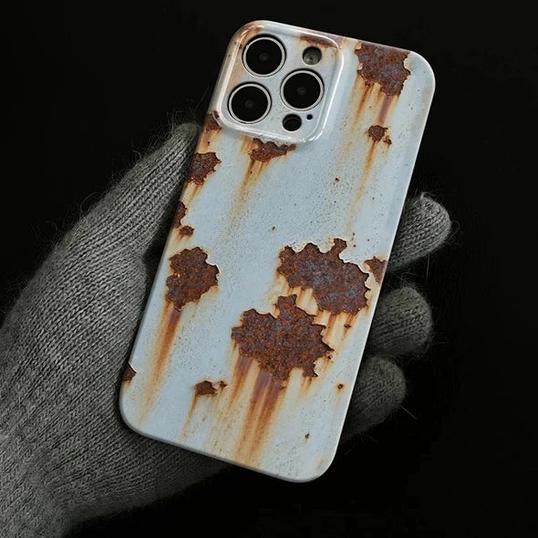 🔥2025 NEW ARRIVAL 🔩Vintage Rust Hard Case For iPhone🔥