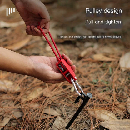 🔥New Hot Selling🪢Portable Adjustable Fix Camping Rope🌳