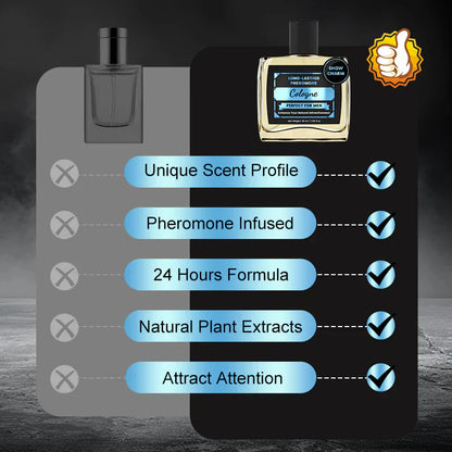 🚀Long-Lasting Pheromone Cologne for Men❤️‍🔥| 24H Magnetic Attraction | Women-Voted Most Addictive Scent