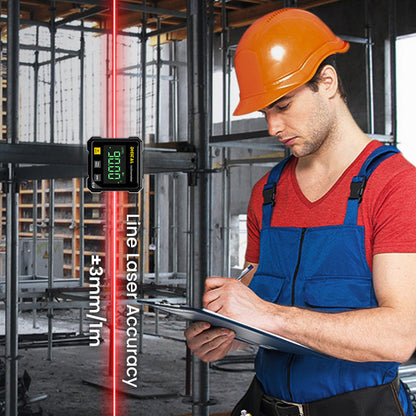 4-Side Magnetic Digital Angle Gauge with Laser