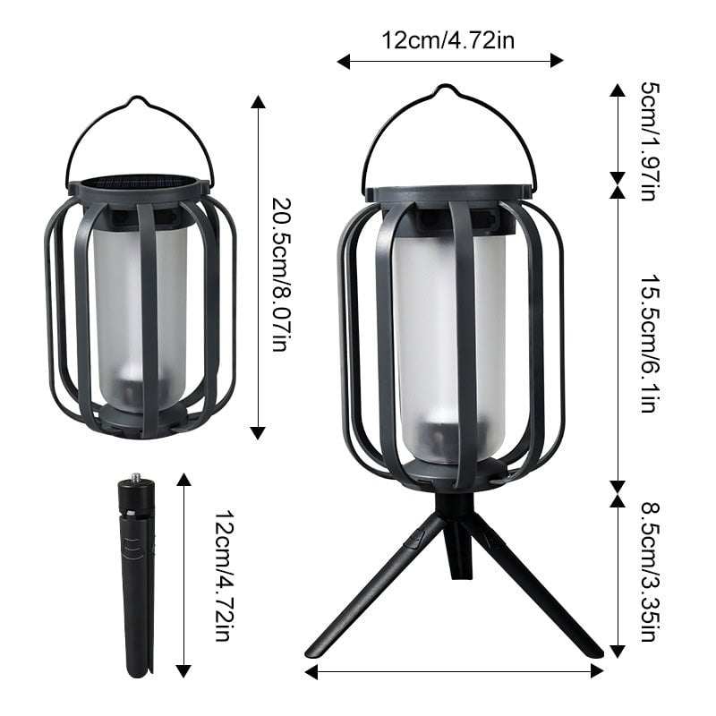🌞2025 Summer Sale🔥Solar Lantern Outdoor Light with 4 Modes