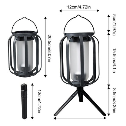 🌞2025 Summer Sale🔥Solar Lantern Outdoor Light with 4 Modes