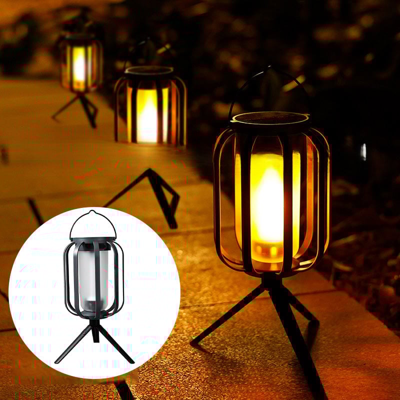 🌞2025 Summer Sale🔥Solar Lantern Outdoor Light with 4 Modes