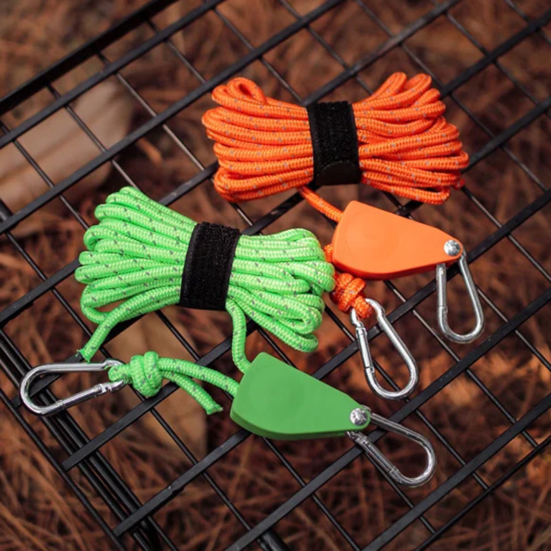 🔥New Hot Selling🪢Portable Adjustable Fix Camping Rope🌳