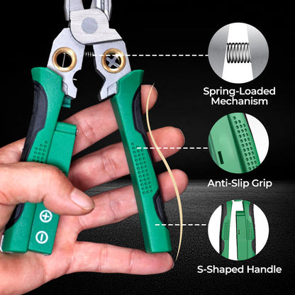 💥LAST DAY HOT SALE: 50% OFF🔥8-in-1 Multi-Functional Wire Stripper Scissors With Electrical Test