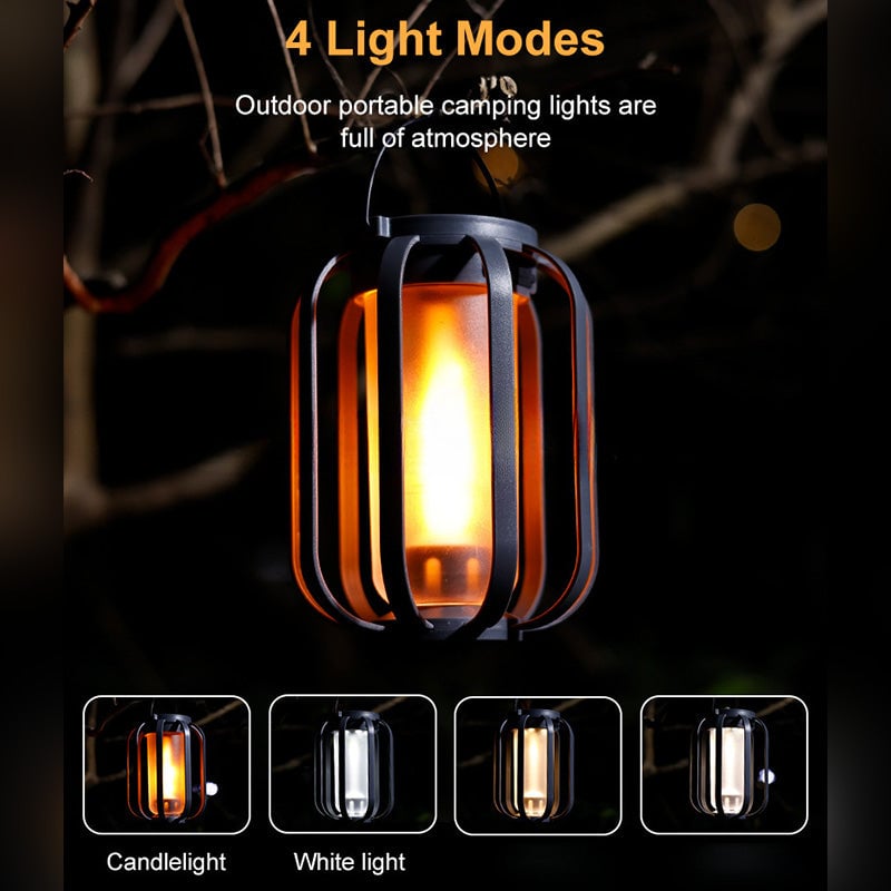 🌞2025 Summer Sale🔥Solar Lantern Outdoor Light with 4 Modes