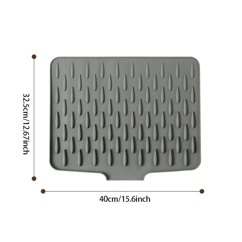 💥No-Spill Silicone Worktop Saver – Heat-Resistant & Non-Slip Mat for Drip-Free Drying