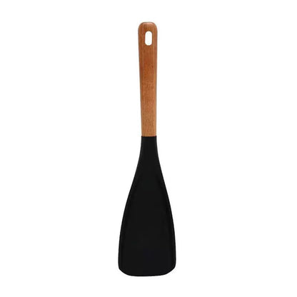 🔥New Hot Selling❤️‍🔥 Silicone Salad Spatula with Wood Handle
