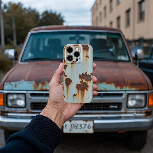🔥2025 NEW ARRIVAL 🔩Vintage Rust Hard Case For iPhone🔥