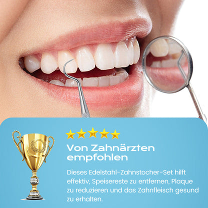 🏆German precision engineering! 0.1mm ultra-fine tip for precise flossing✨