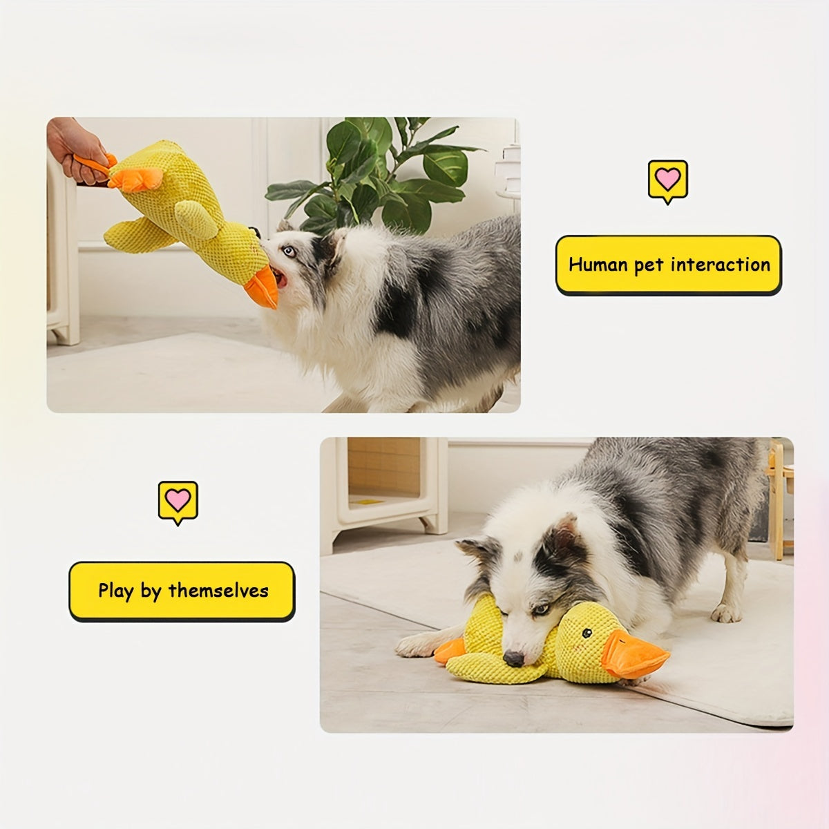 No-stuffing duck chew toy