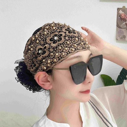 🌞Summer Sale 49% OFF🔥Plum Blossom Hollow Beaded Wide Headband
