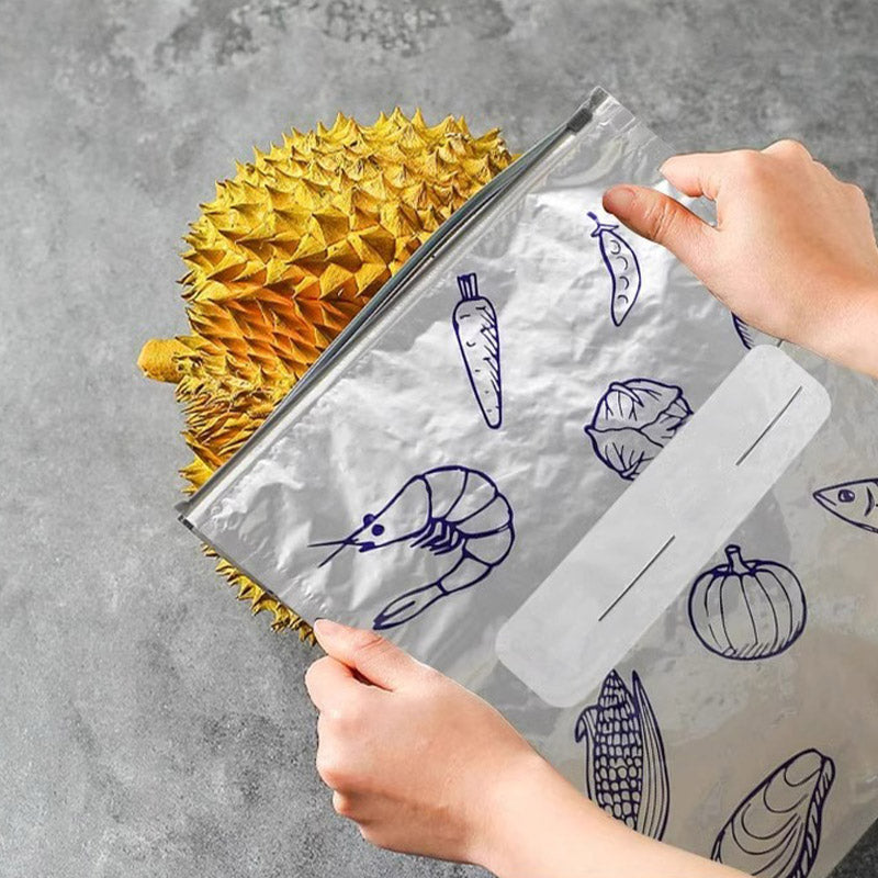 🔥Global bestseller🍗 Limited time offer! Buy 3 get 2 free🥦Reusable Aluminum Foil Sealable Storage Bags