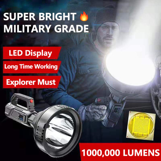 💥2024 BIG SALE 49% OFF💥 New German 1000000 Lumens Waterproof Spot Lights Handheld Large Searchlight