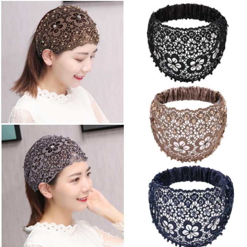 🌞Summer Sale 49% OFF🔥Plum Blossom Hollow Beaded Wide Headband