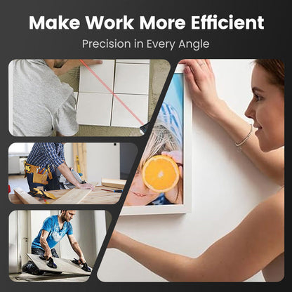 4-Side Magnetic Digital Angle Gauge with Laser