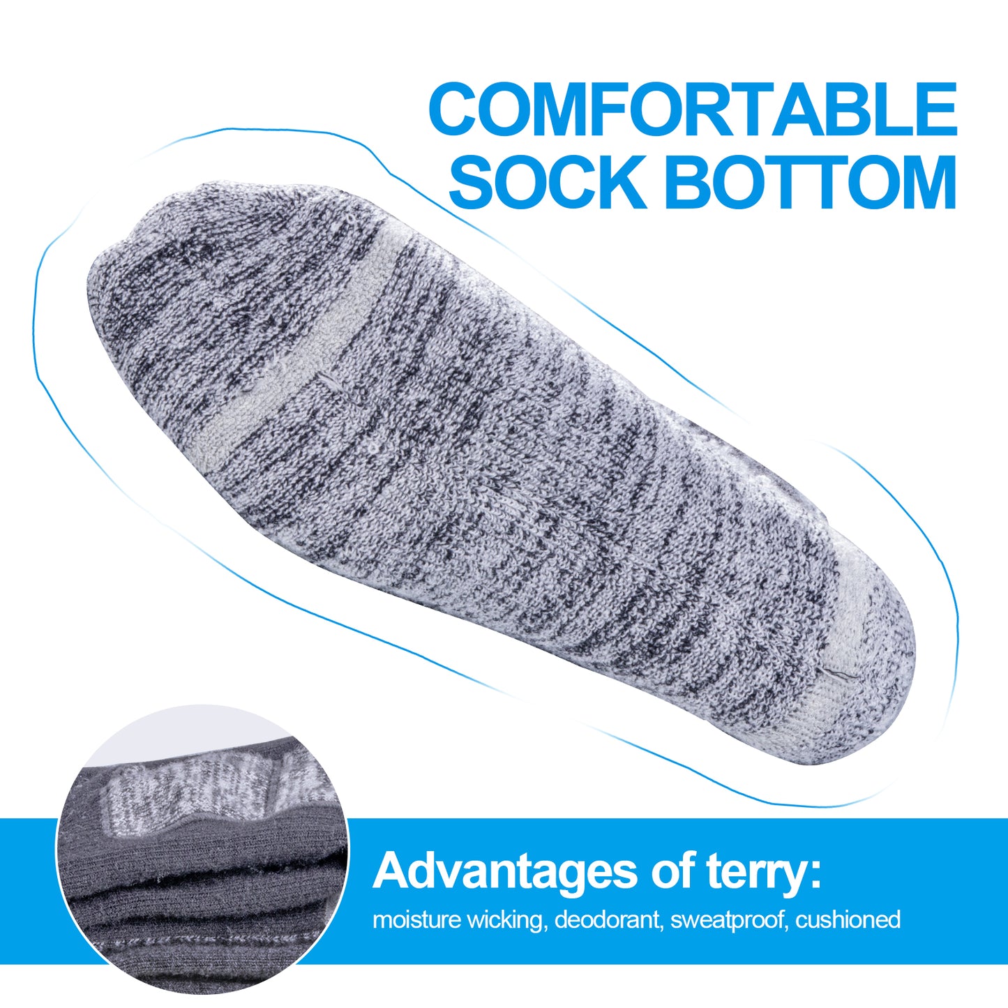 ZYLO® InnerGlow Warming Yang Diabetic Socks