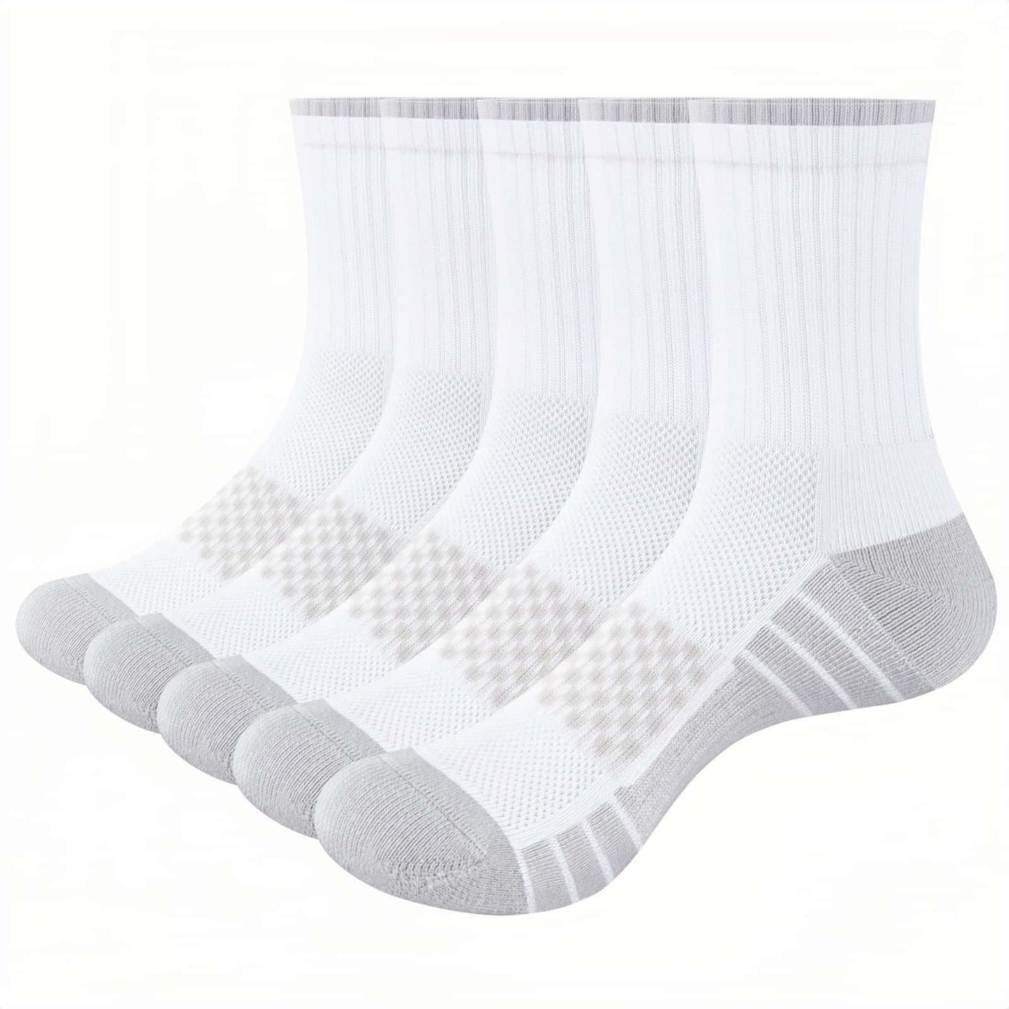 ZYLO® Womens Diabetic Socks Non-Binding Sweat Wicking Anti-Odor