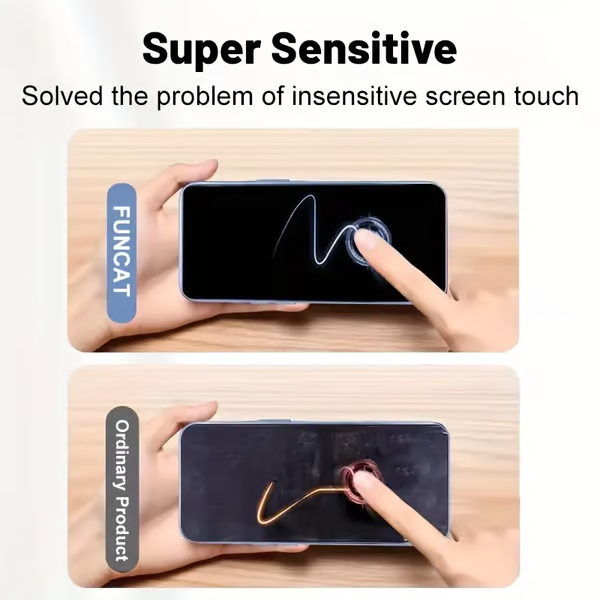 📱2025 New Invisible Screen Protector -Fingerprint-proof Dust Free Without Bubbles