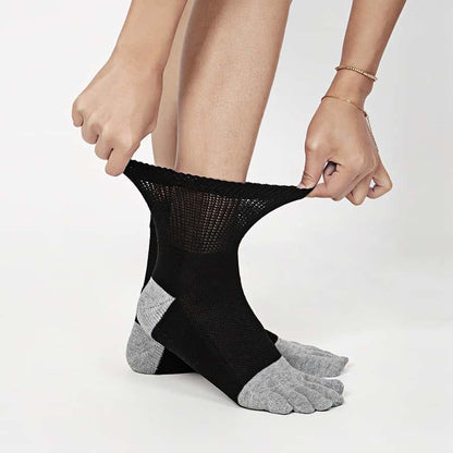 ZKYJPHL Toe-Separated Diabetic Socks - Extra Wide Cuff for Swollen Feet