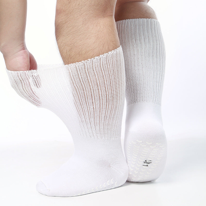 ZKYJPHL Men's Extra Wide Non-Slip Diabetic Socks
