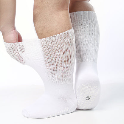 ZKYJPHL Men's Extra Wide Non-Slip Diabetic Socks