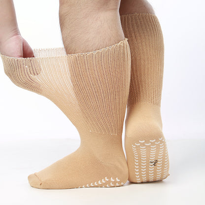 ZKYJPHL Men's Extra Wide Non-Slip Diabetic Socks