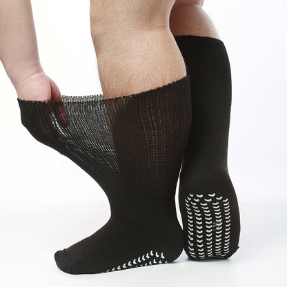 ZKYJPHL Men's Extra Wide Non-Slip Diabetic Socks