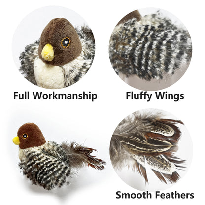 Realistic Chirping Simulation Bird – Interactive Cat Toy