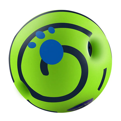 Dog Toys Wobble Wag Giggle Glow Ball Interactive Dog Attention Toy Fun Giggle Sounds Ball when rolled up