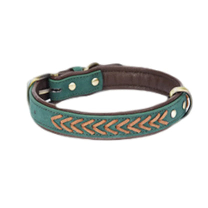 Hand-woven Pet Collars, Small and Medium-sized Leather Dog Collars