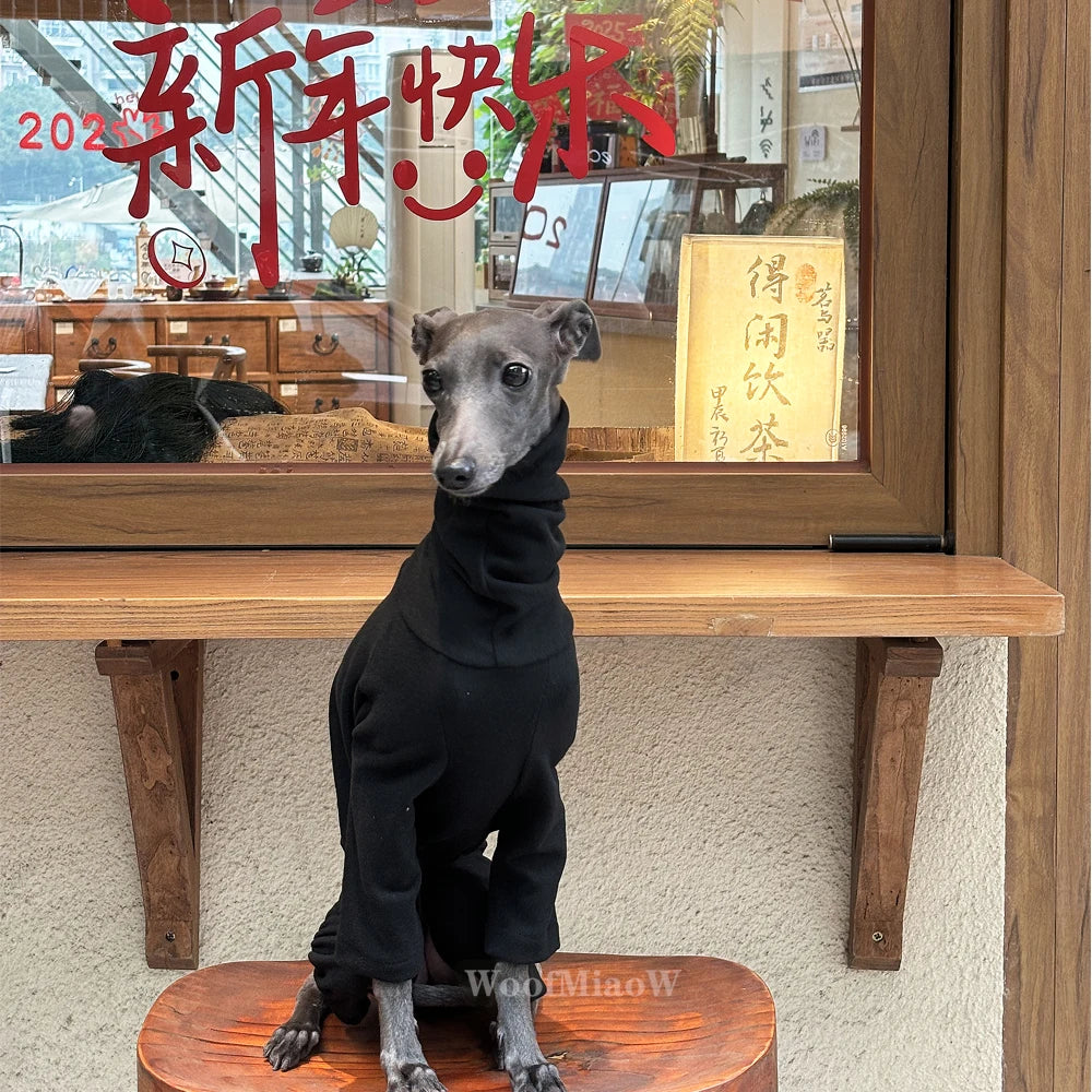 Italian Greyhound Hound Four-Legged Clothes Fashionable Multicolor Soft Comfortable Elastic Pure Color dog clothes