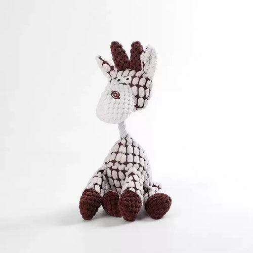 Kenjac - Stuffed Animal Plush Dog Toy with Squeakers, Aggressive Chew Toys for Small Medium Large Dogs Pet Products