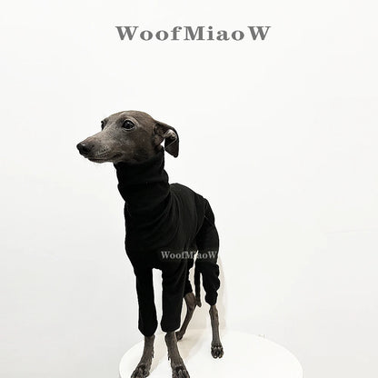 Italian Greyhound Hound Four-Legged Clothes Fashionable Multicolor Soft Comfortable Elastic Pure Color dog clothes