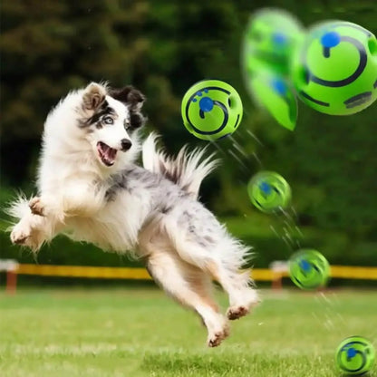 🔥 Giggle Ball – Interactive Wobble Dog Toy with Laughing Sound, Indoor & Outdoor
