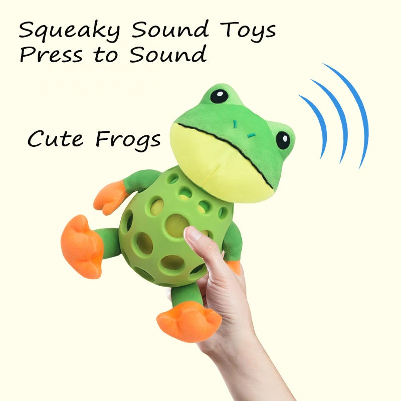Dog Plush Frog Zen Toy