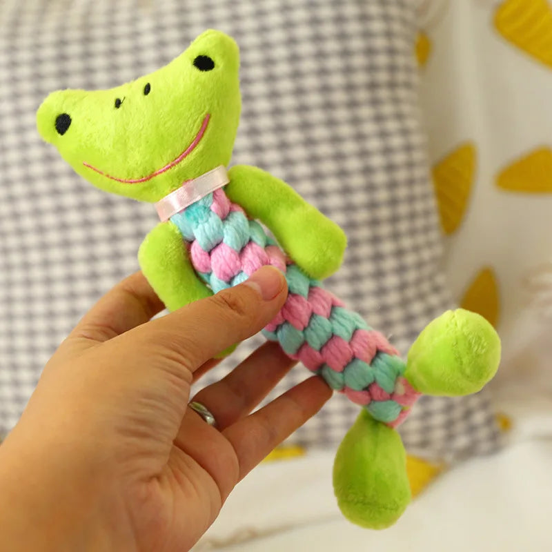 1pcs Bite Resistant Pet Dog Chew Toys for Small Dogs Cleaning Teeth Puppy Cat Dogs Rope Knot Ball Toy Playing animal Accessories